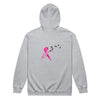 Breast Cancer Zip Up Survivor Hoodie - JohnVsGBMSport GreyS
