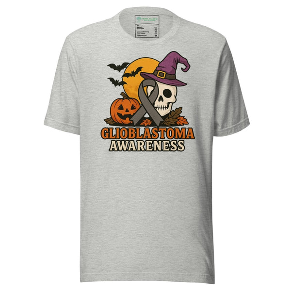 Brian Cancer Haloween Tee - JohnVsGBMAthletic HeatherXS