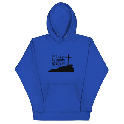 By His Wounds Hoodie - JohnVsGBMTeam RoyalS