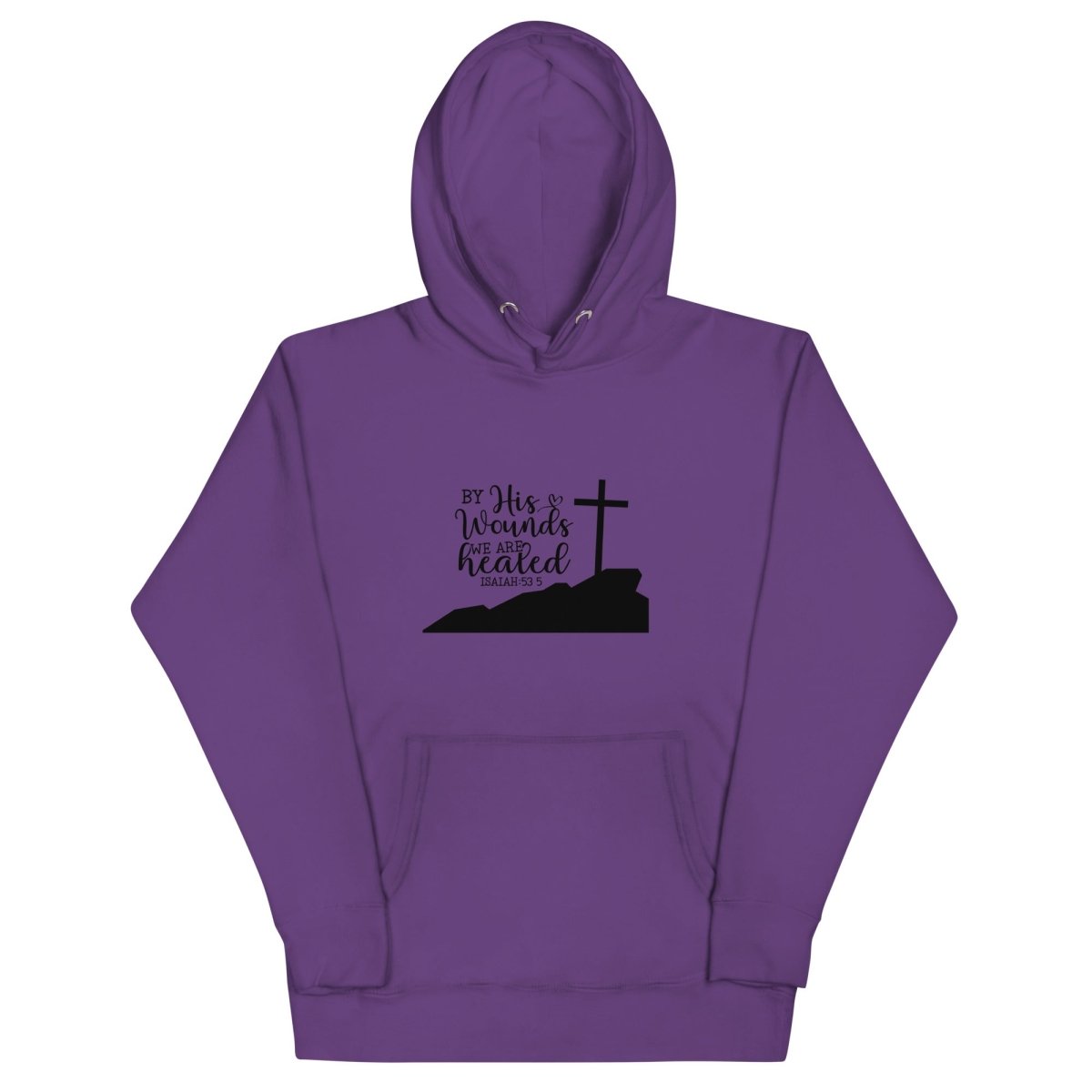 By His Wounds Hoodie - JohnVsGBMPurpleS