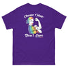 Cancer Awareness Chemo Hair Classic Tee - JohnVsGBMPurpleS