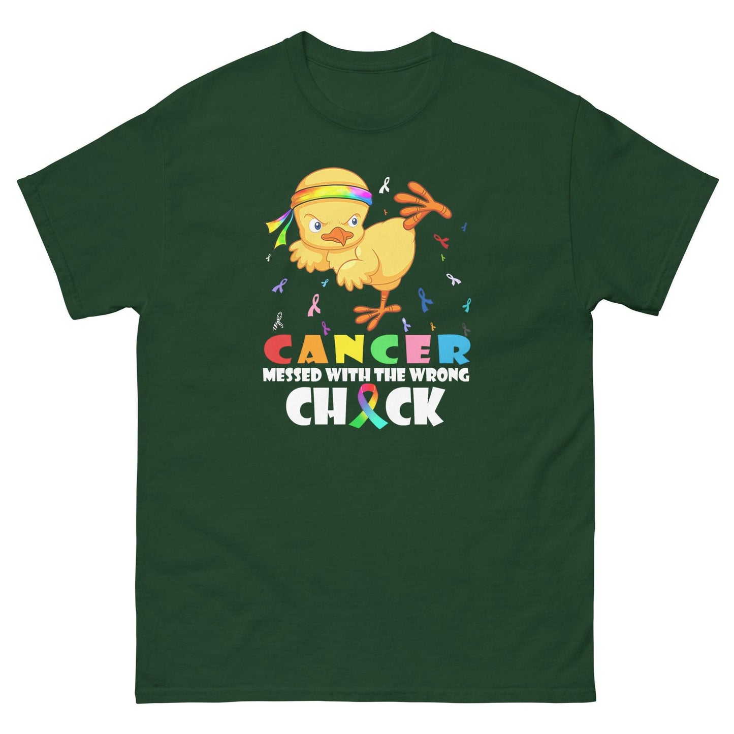 Cancer Awareness Chick Classic Tee - JohnVsGBMForest GreenS