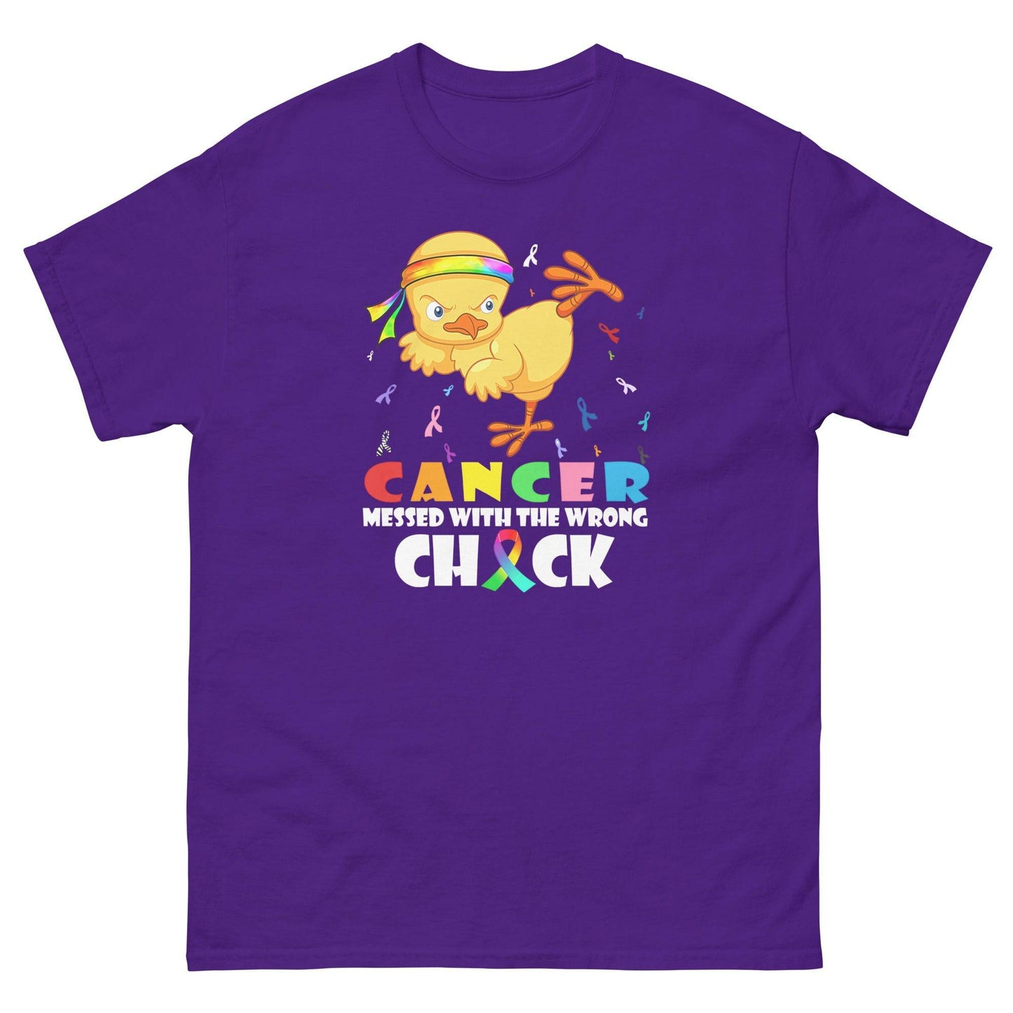 Cancer Awareness Chick Classic Tee - JohnVsGBMPurpleS