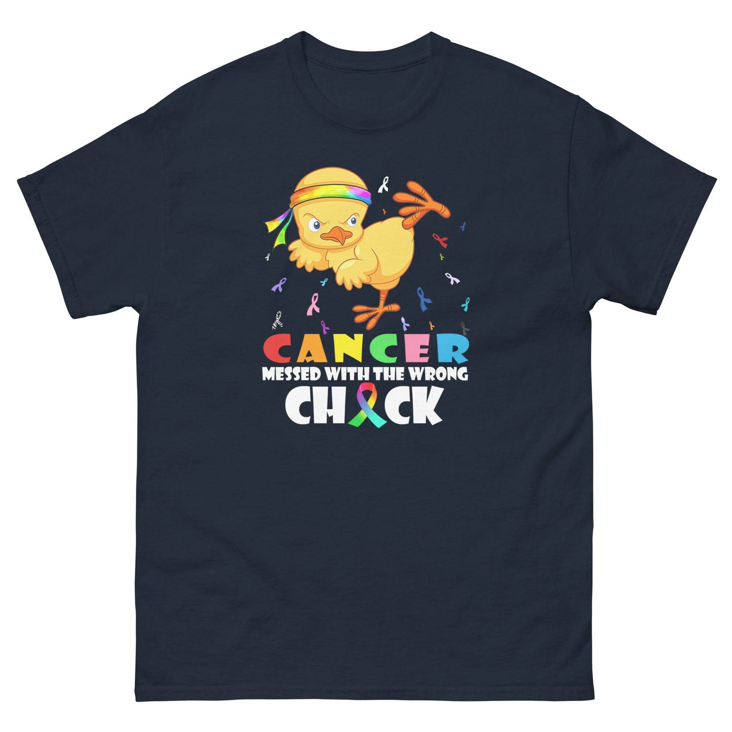 Cancer Awareness Chick Classic Tee - JohnVsGBMNavyS