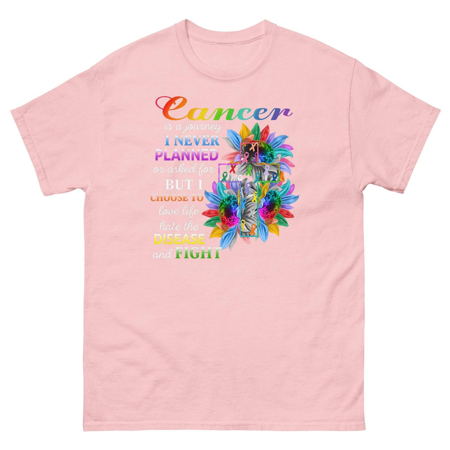 Cancer Awareness Classic Tee - JohnVsGBMLight PinkS