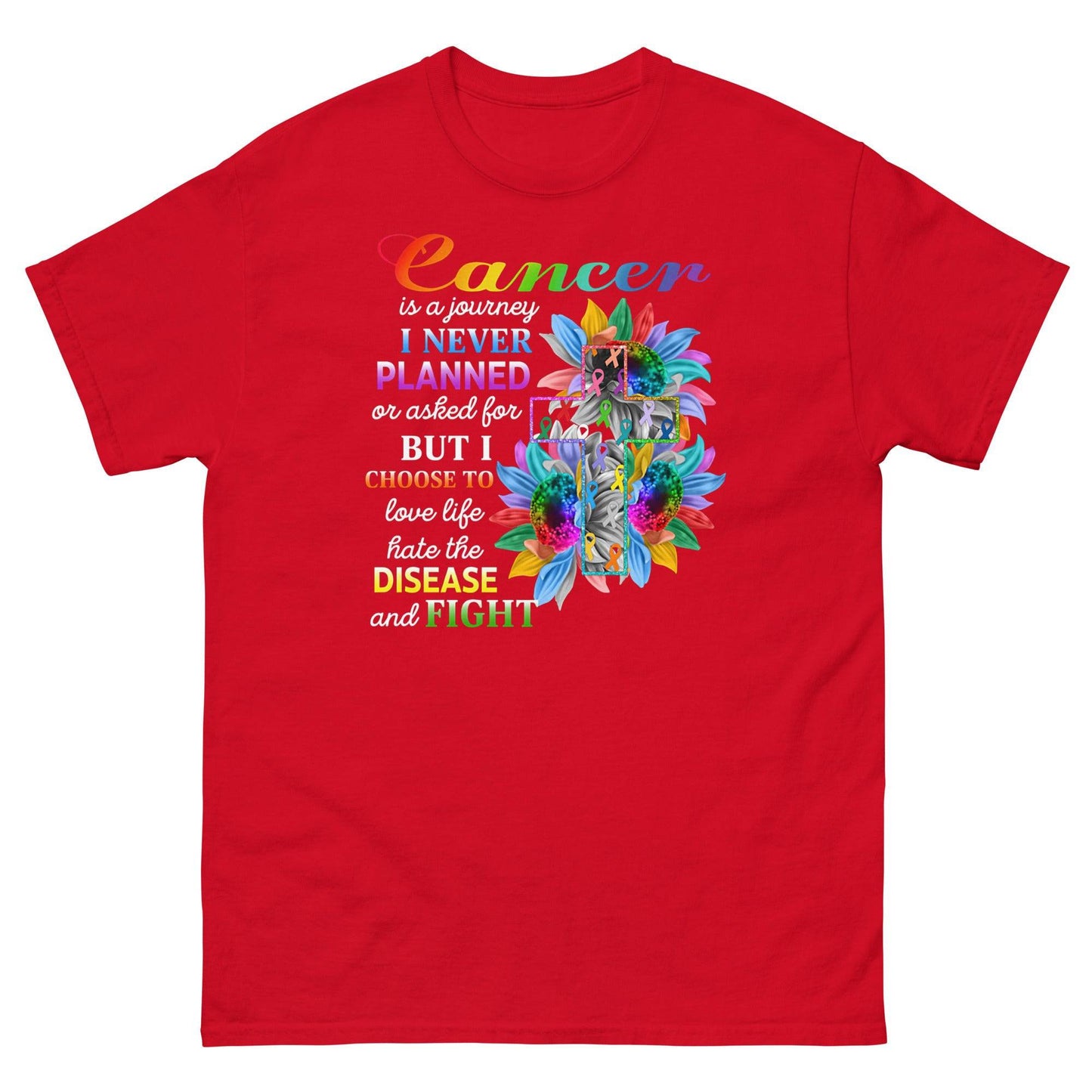 Cancer Awareness Classic Tee - JohnVsGBMRedS