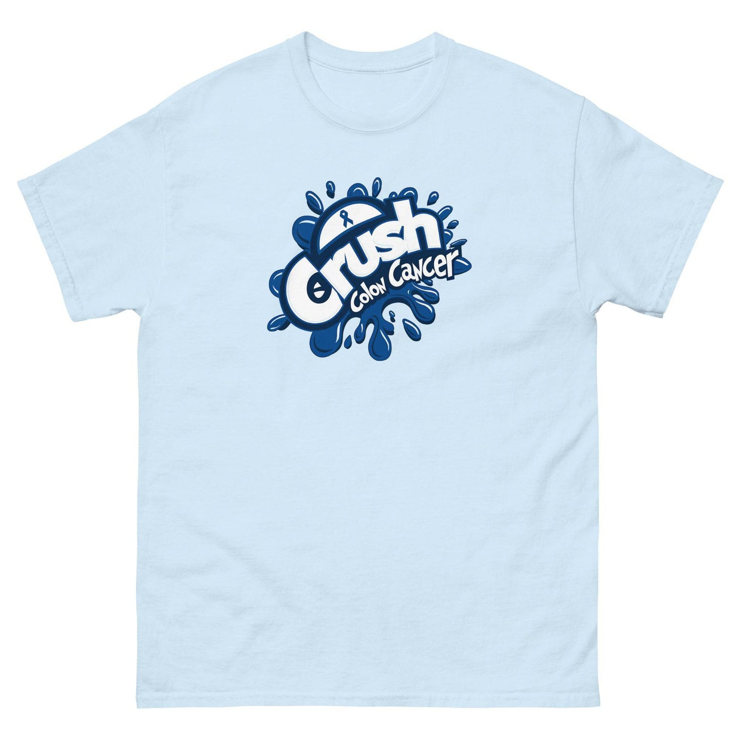 Cancer Awareness Colon Crush Classic Tee - JohnVsGBMLight BlueS