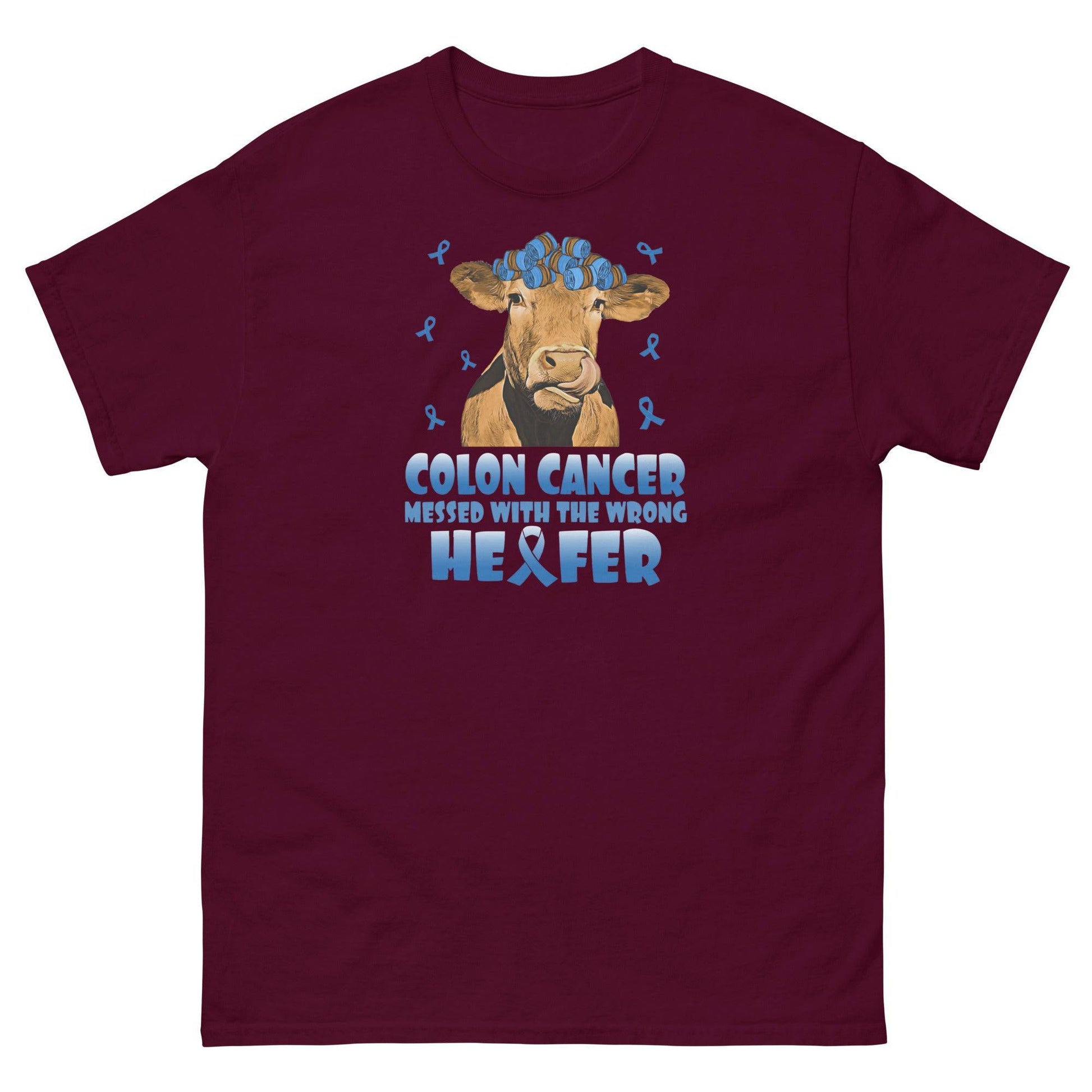 Cancer Awareness Colon Heffer Classic Tee - JohnVsGBMMaroonS