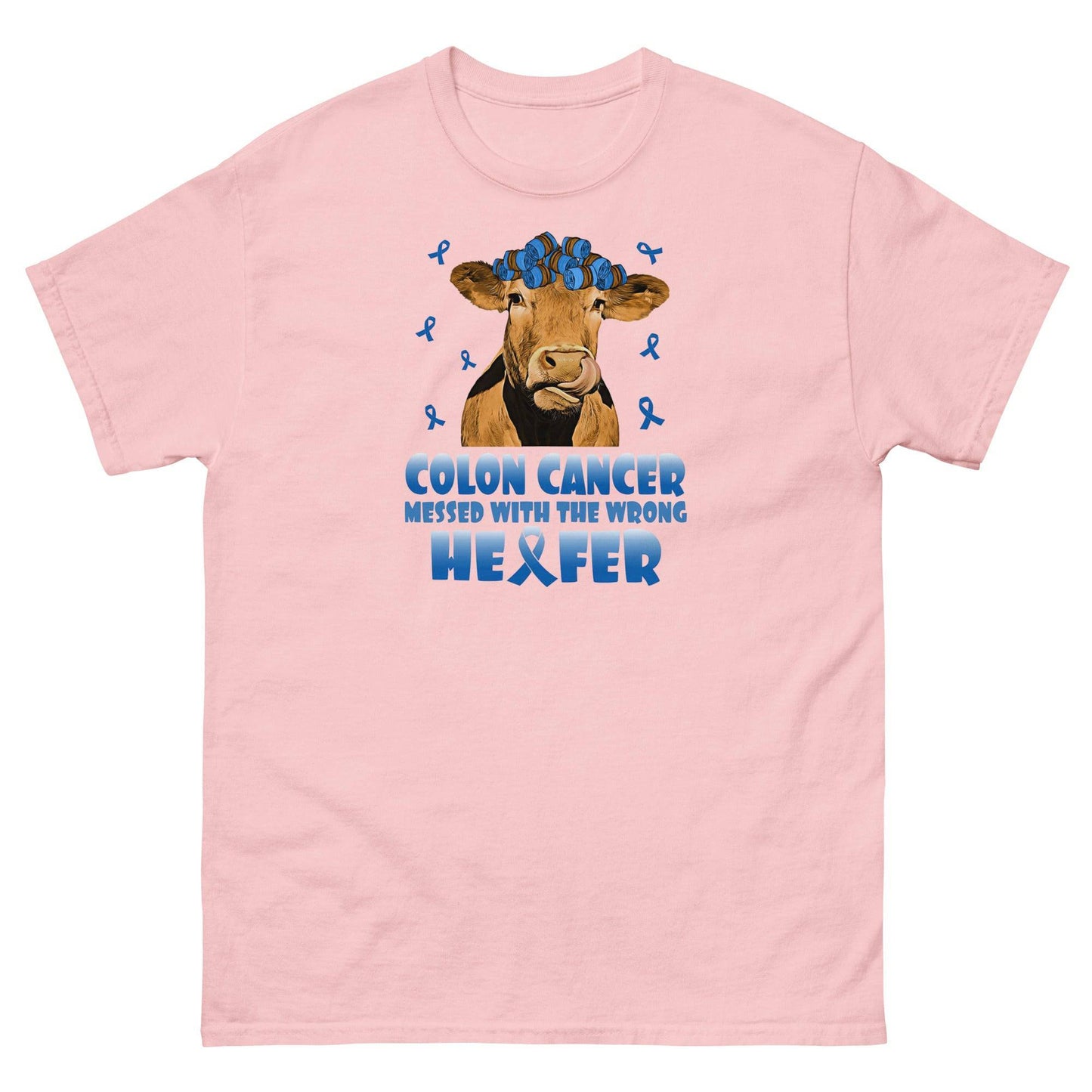 Cancer Awareness Colon Heffer Classic Tee - JohnVsGBMLight PinkS