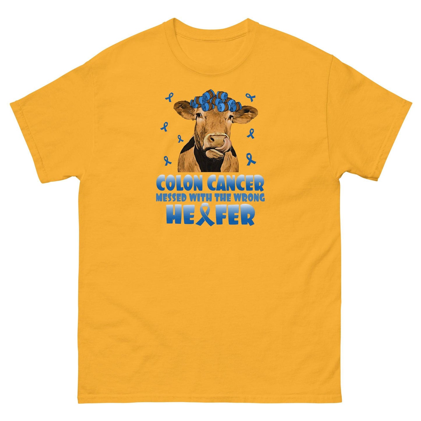 Cancer Awareness Colon Heffer Classic Tee - JohnVsGBMGoldS