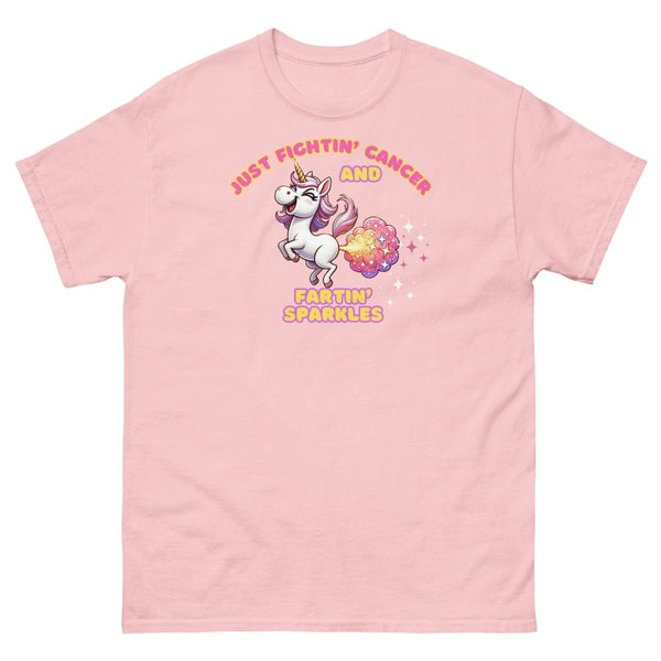 Cancer Awareness Fartin' Tee - JohnVsGBMLight PinkS