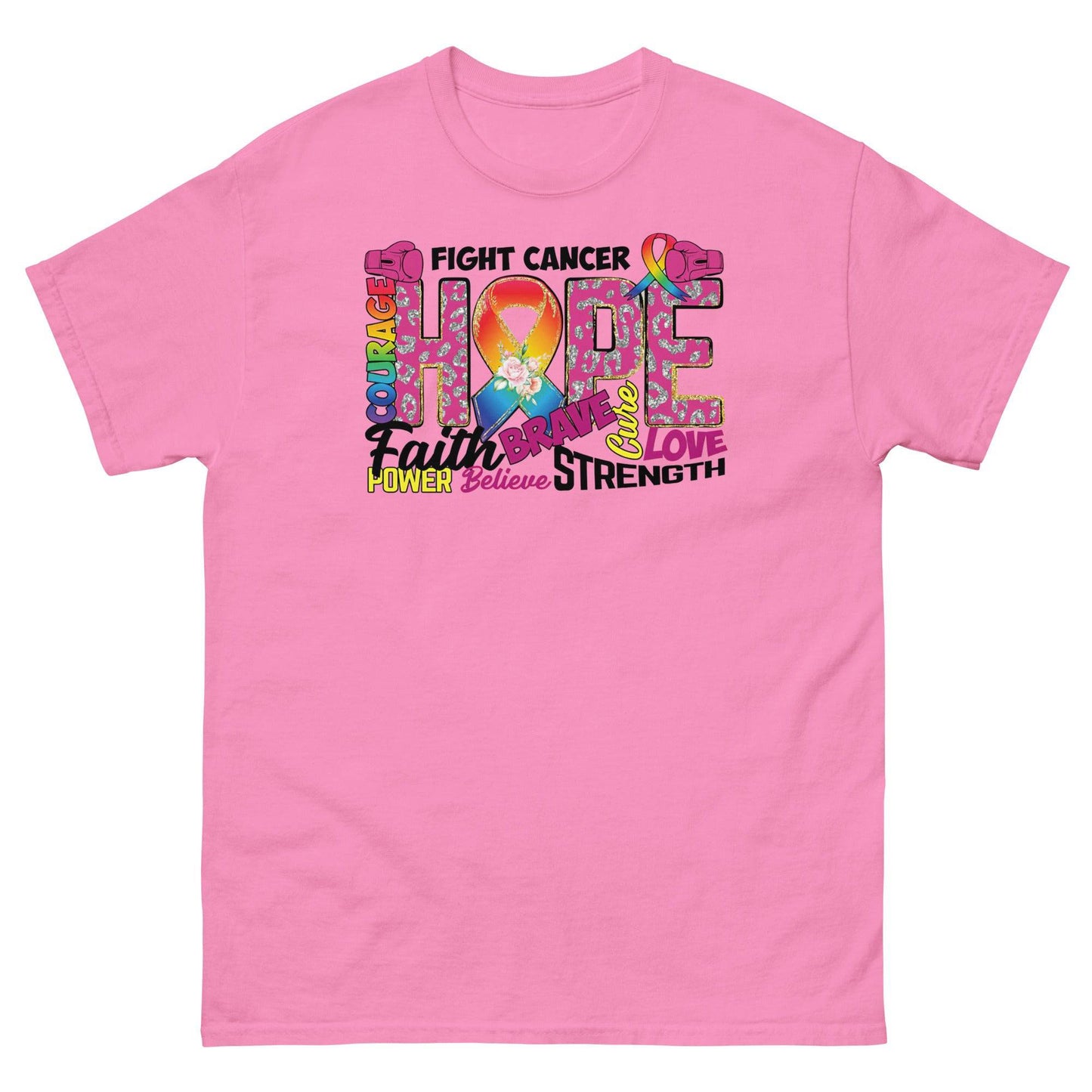 Cancer Awareness Hope Classic Tee - JohnVsGBMAzaleaS