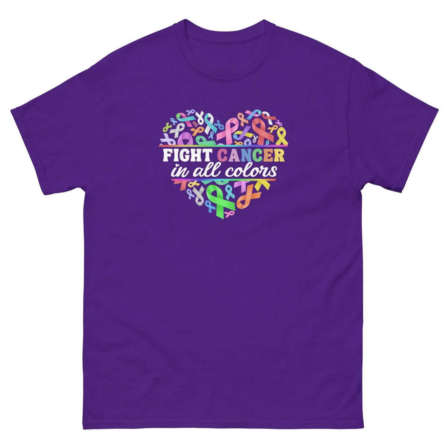 Cancer Awareness Ribbons Classic Tee - JohnVsGBMPurpleS