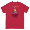 Cancer Awareness Scars Classic Tee - JohnVsGBMCardinalS