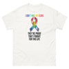 Cancer Awareness Scars Classic Tee - JohnVsGBMWhiteS