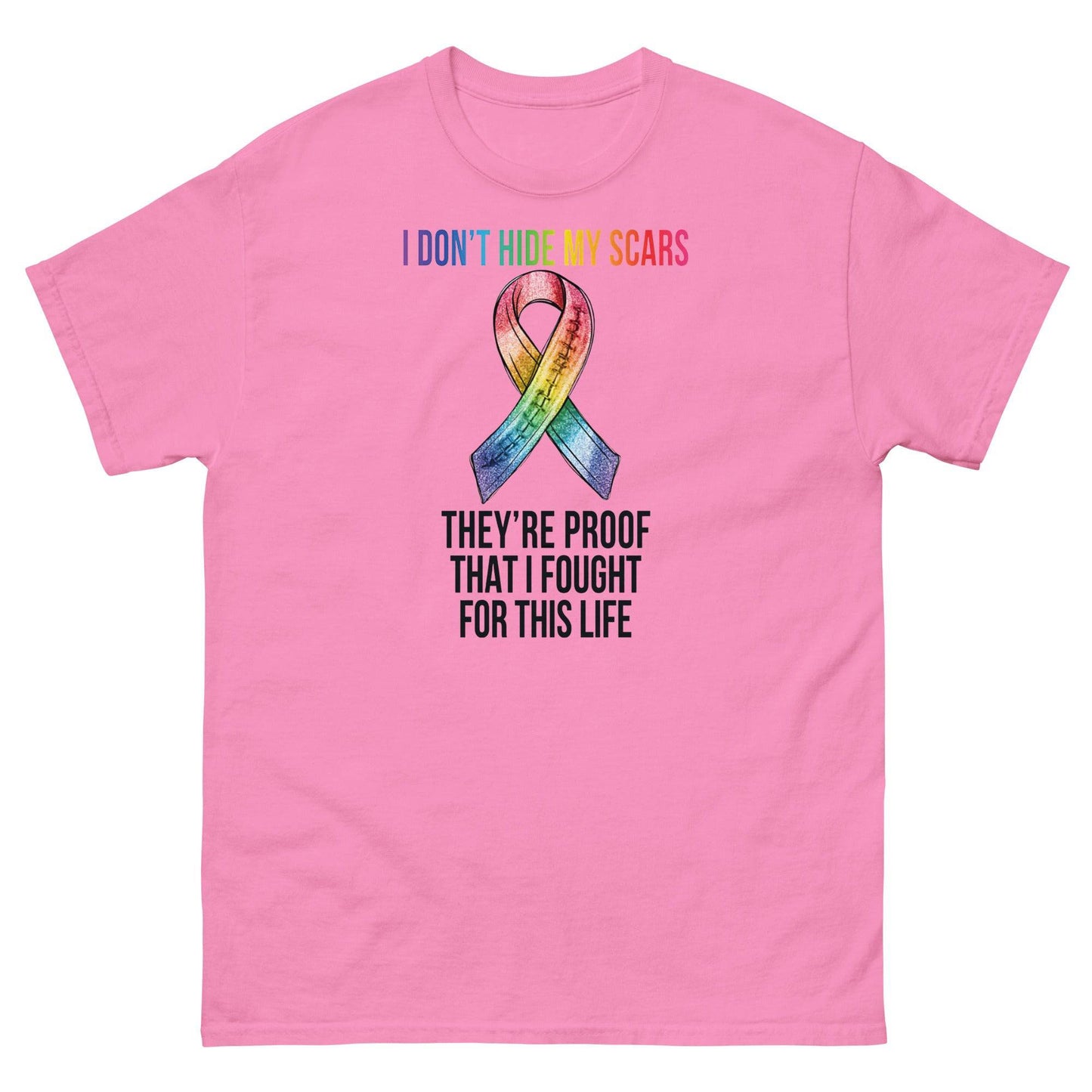 Cancer Awareness Scars Classic Tee - JohnVsGBMAzaleaS