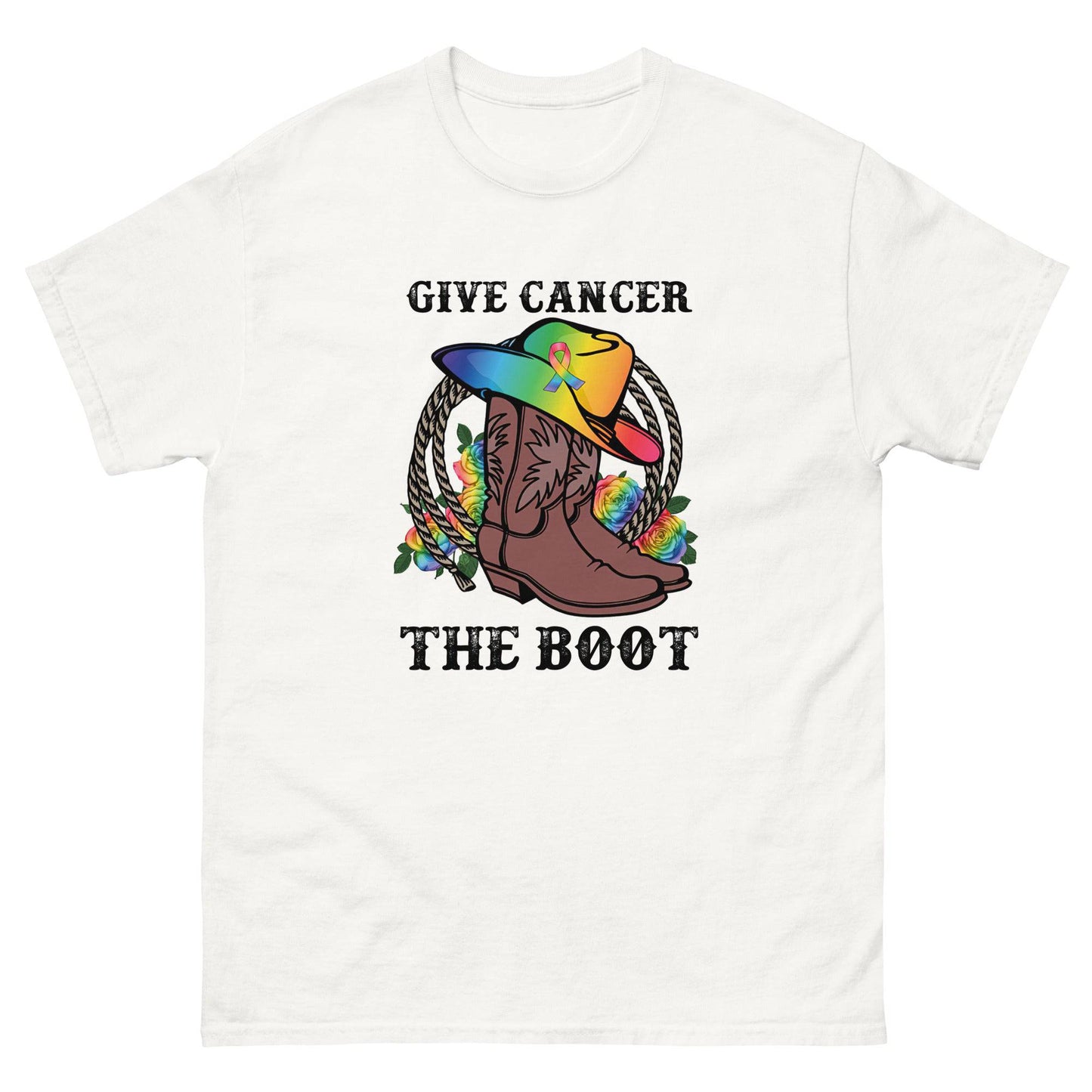 Cancer Boot Classic Tee - JohnVsGBMWhiteS