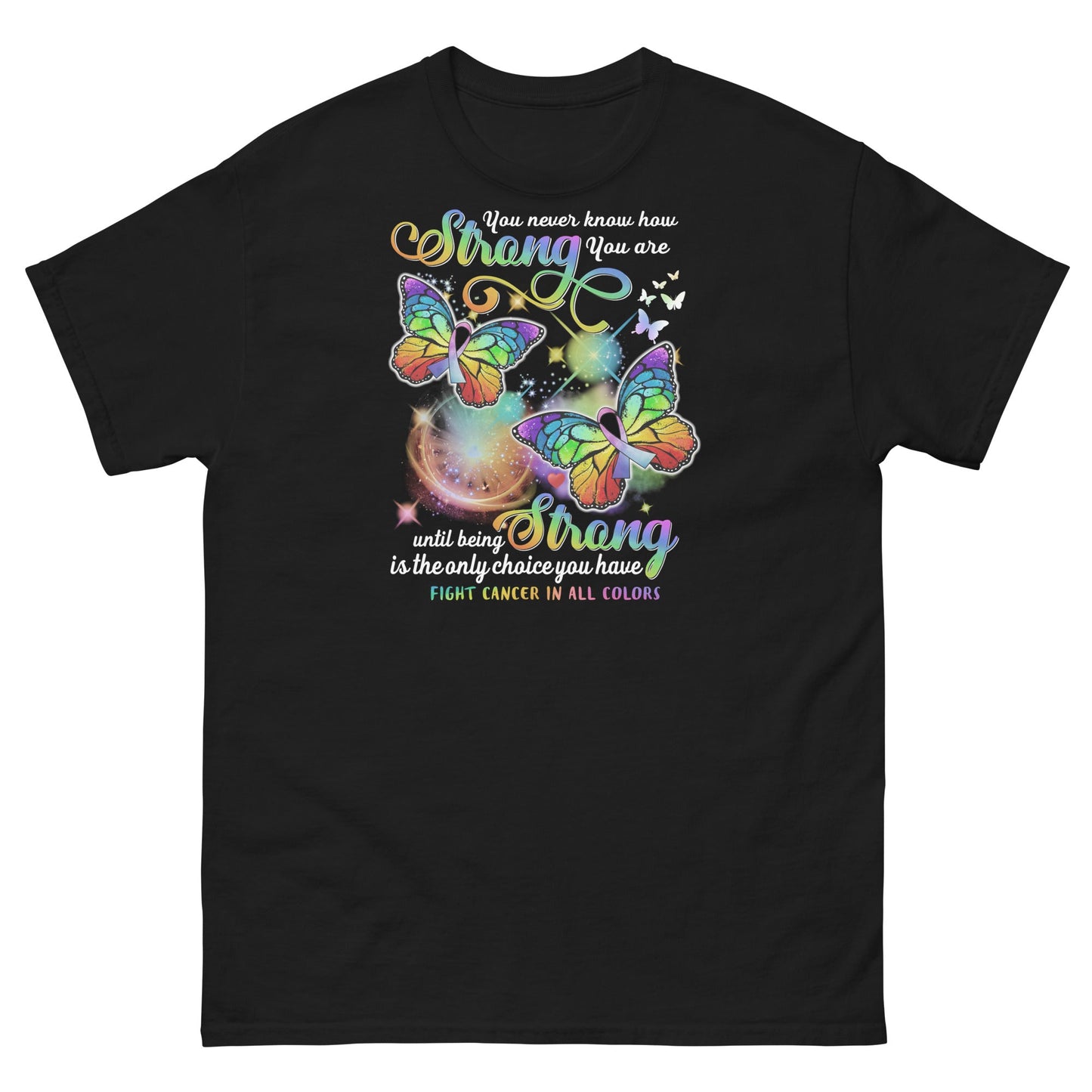 Cancer Butterflys Tee - JohnVsGBMBlackS