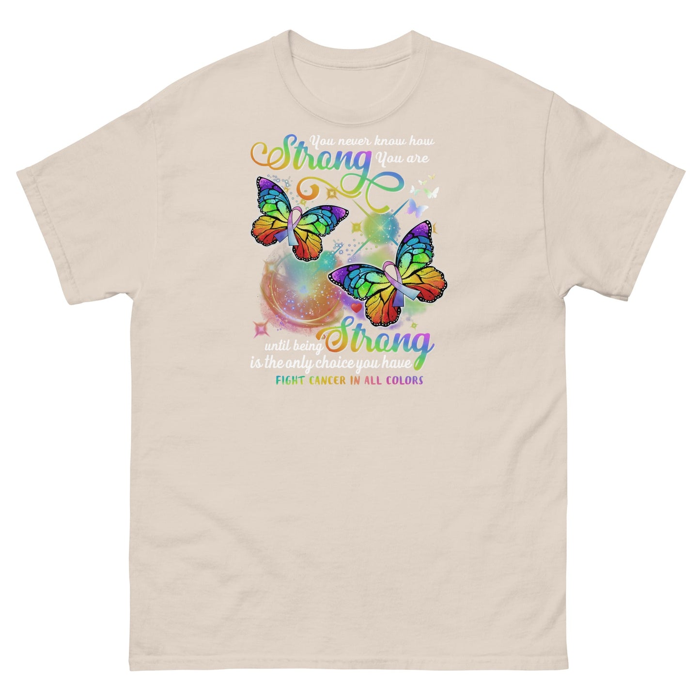 Cancer Butterflys Tee - JohnVsGBMNaturalS