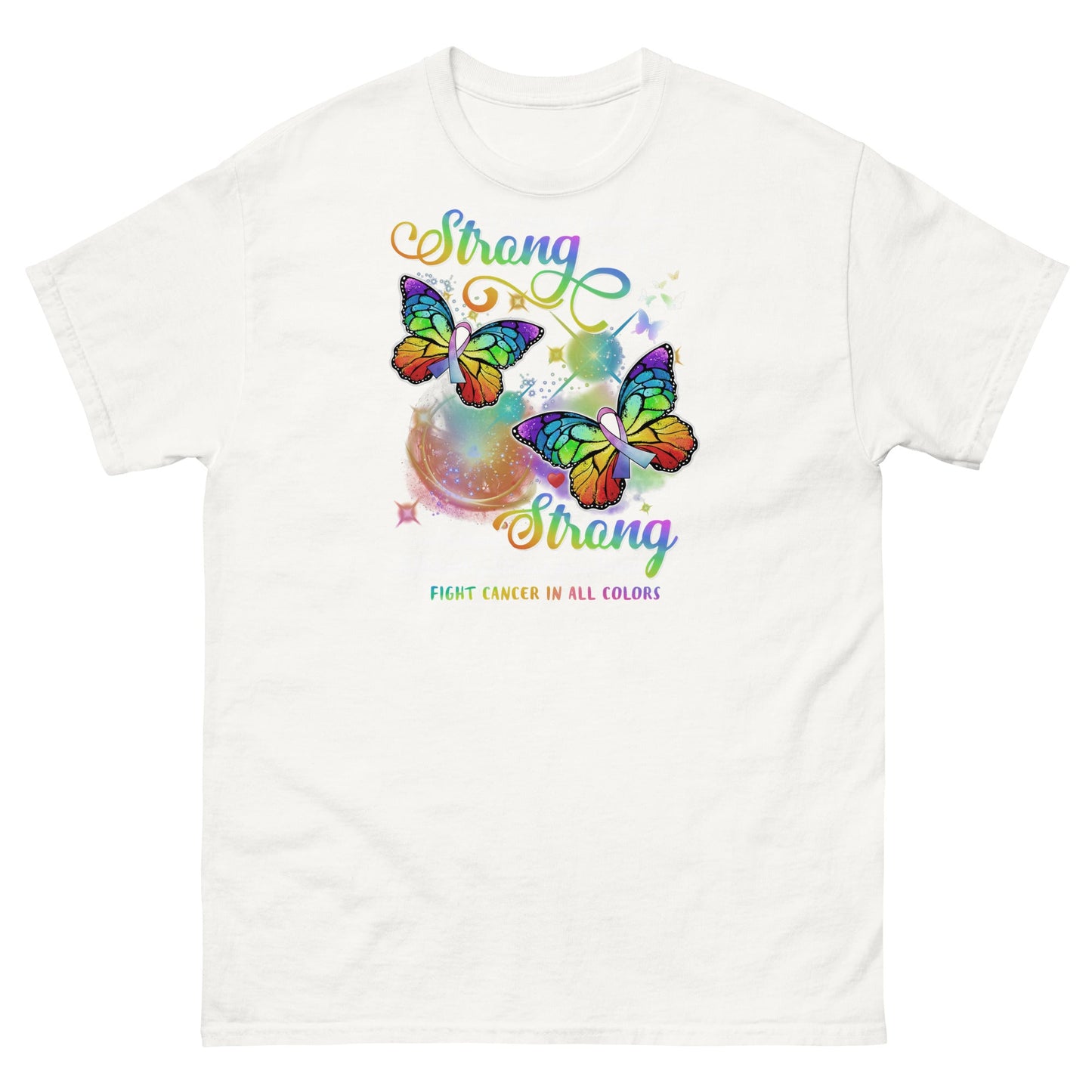 Cancer Butterflys Tee - JohnVsGBMWhiteS