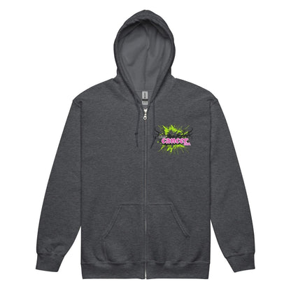 Cancer Era Zip Up Hoodie - JohnVsGBMDark HeatherS