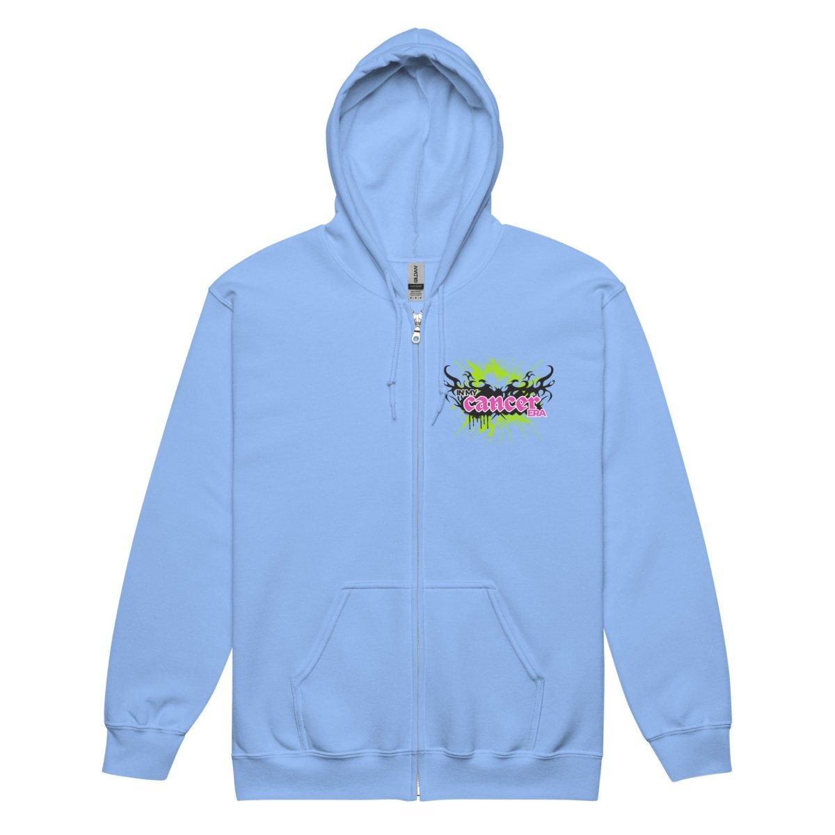 Cancer Era Zip Up Hoodie - JohnVsGBMCarolina BlueS