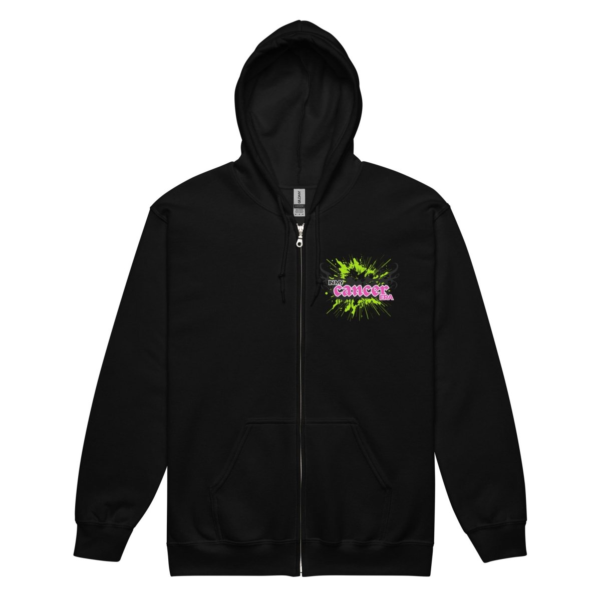 Cancer Era Zip Up Hoodie - JohnVsGBMBlackS