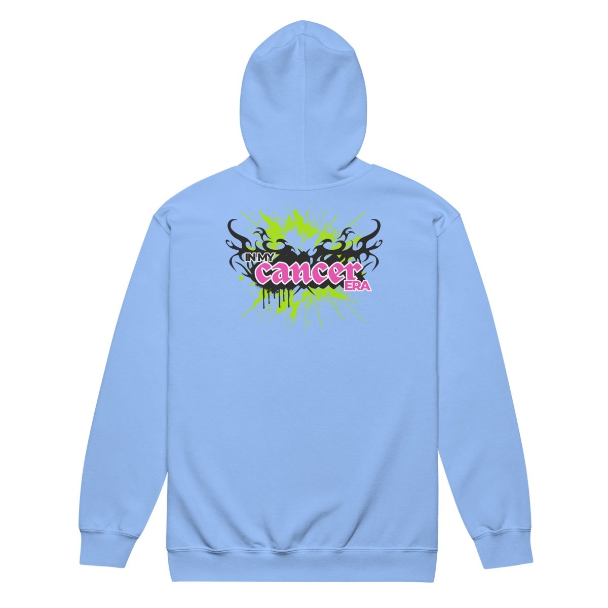 Cancer Era Zip Up Hoodie - JohnVsGBMCarolina BlueS