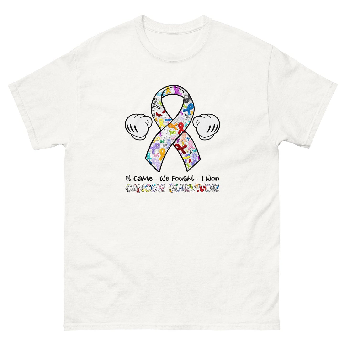 Cancer Fought Cancer Things Classic Tee - JohnVsGBMWhiteS