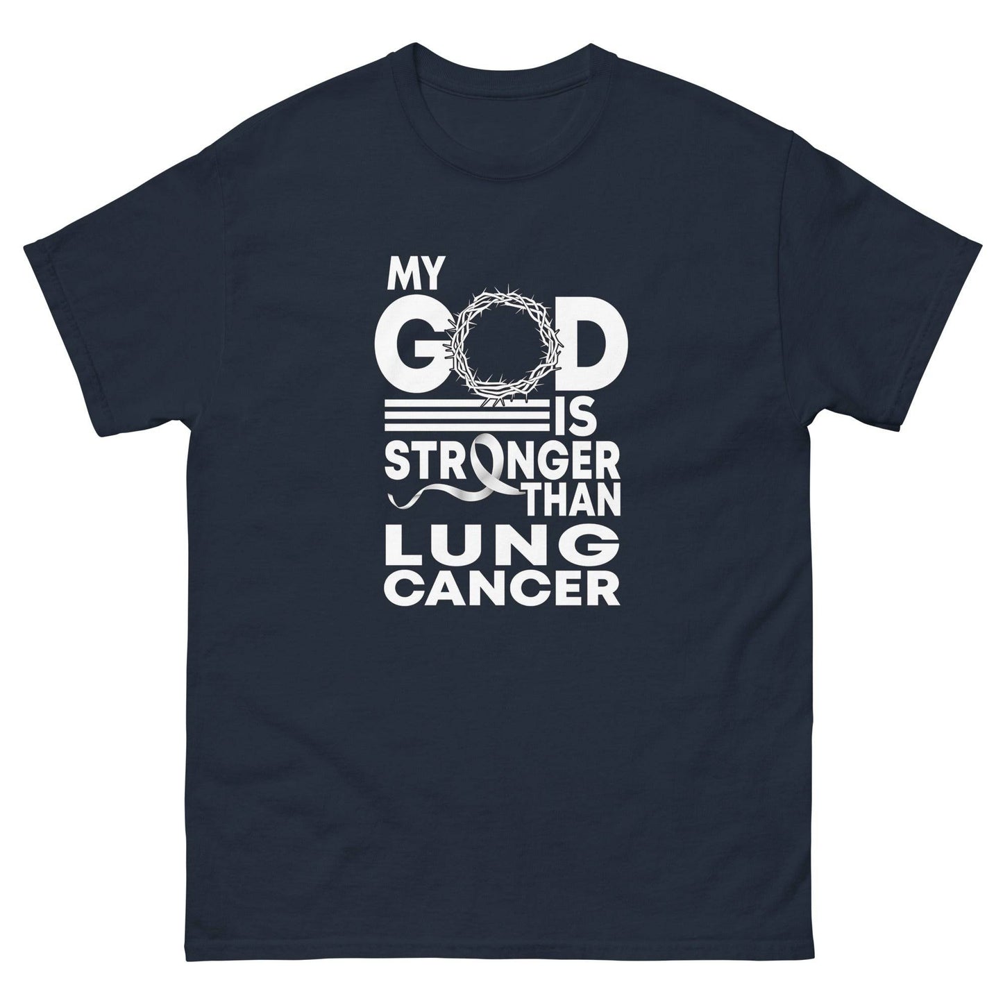 Cancer God is Strong Classic Tee - JohnVsGBMNavyS