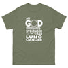 Cancer God is Strong Classic Tee - JohnVsGBMMilitary GreenS