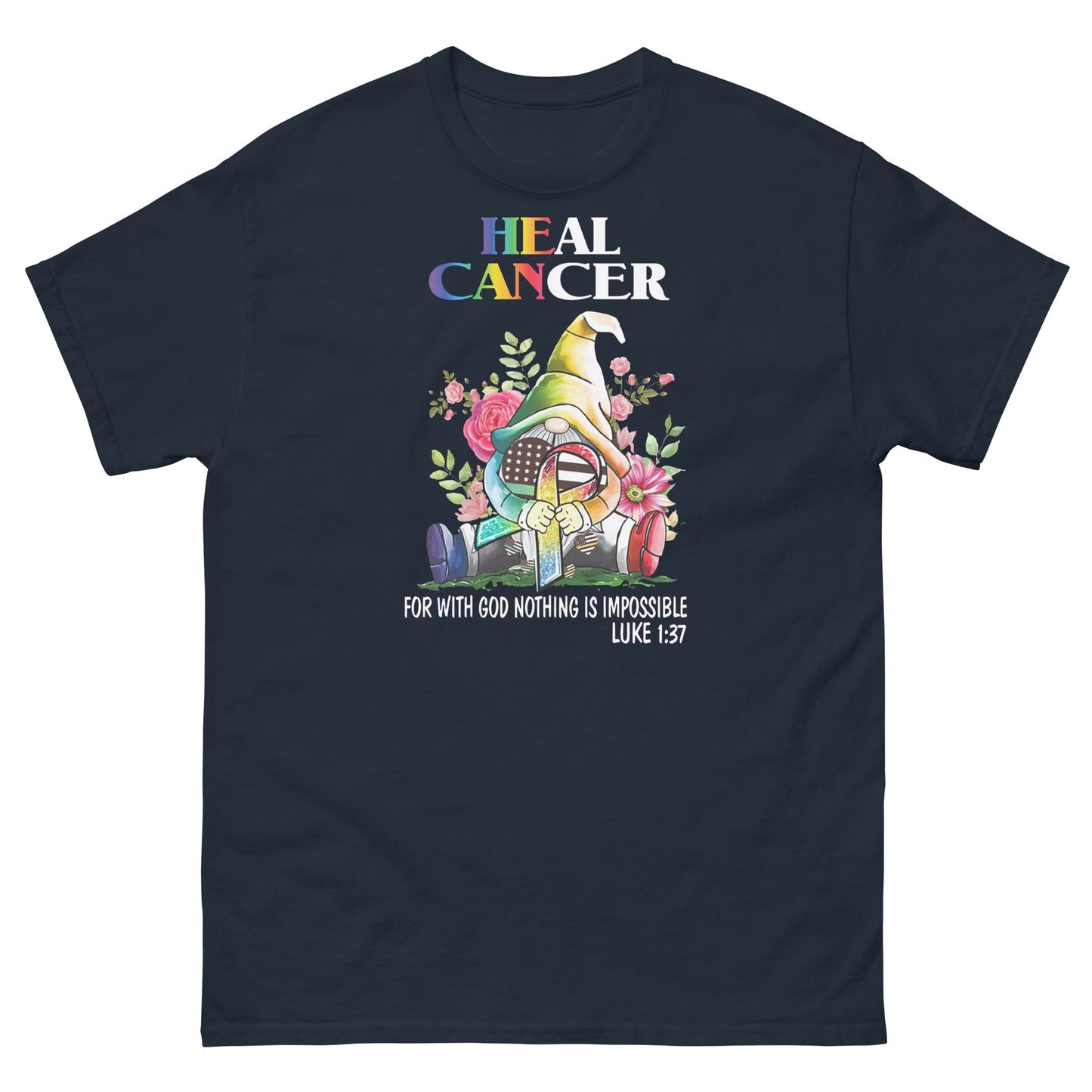 Cancer Luke Heal Tee - JohnVsGBMNavyS