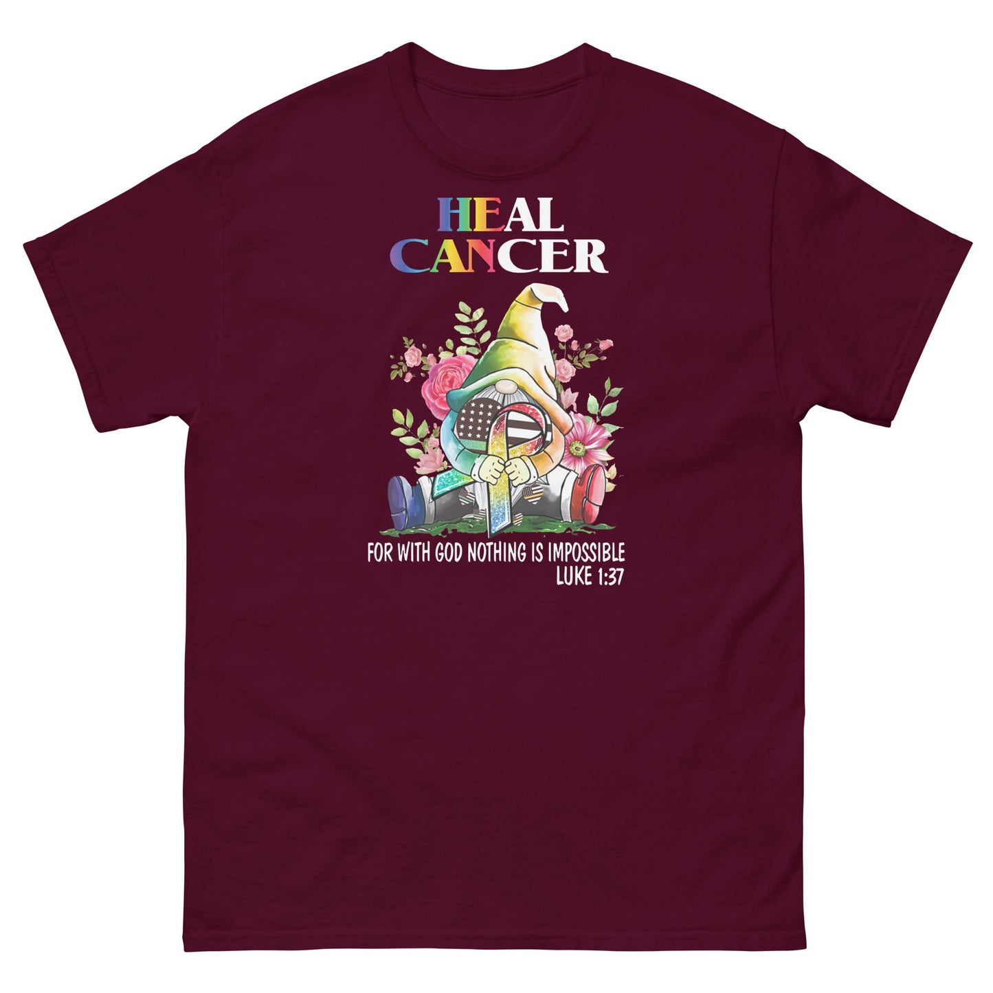 Cancer Luke Heal Tee - JohnVsGBMMaroonS