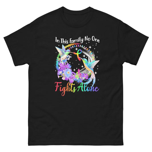 Cancer No One Fights Alone Classic Tee - JohnVsGBMBlackS