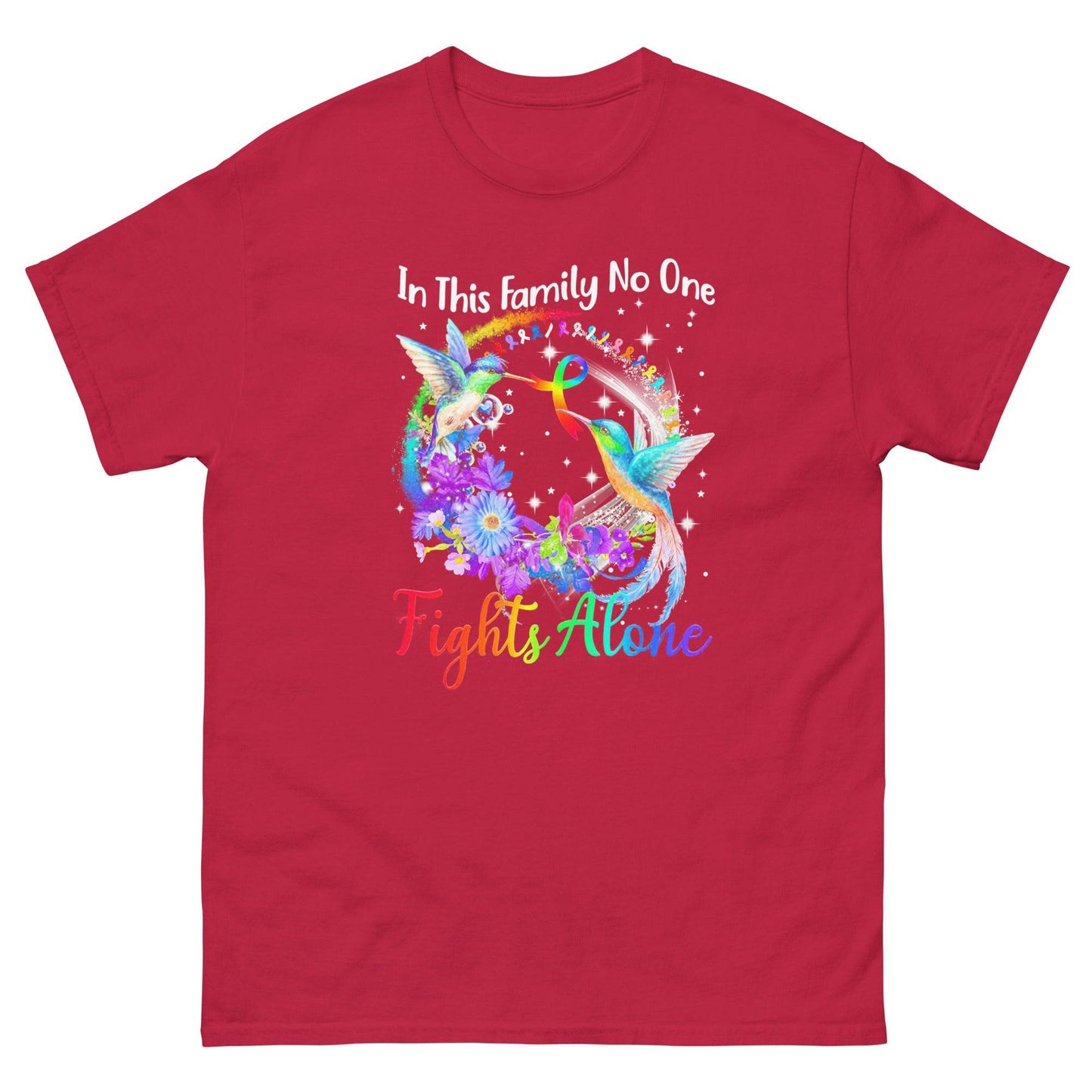 Cancer No One Fights Alone Classic Tee - JohnVsGBMCardinalS