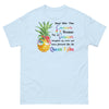 Cancer Pineapple Queen Tee - JohnVsGBMLight BlueS