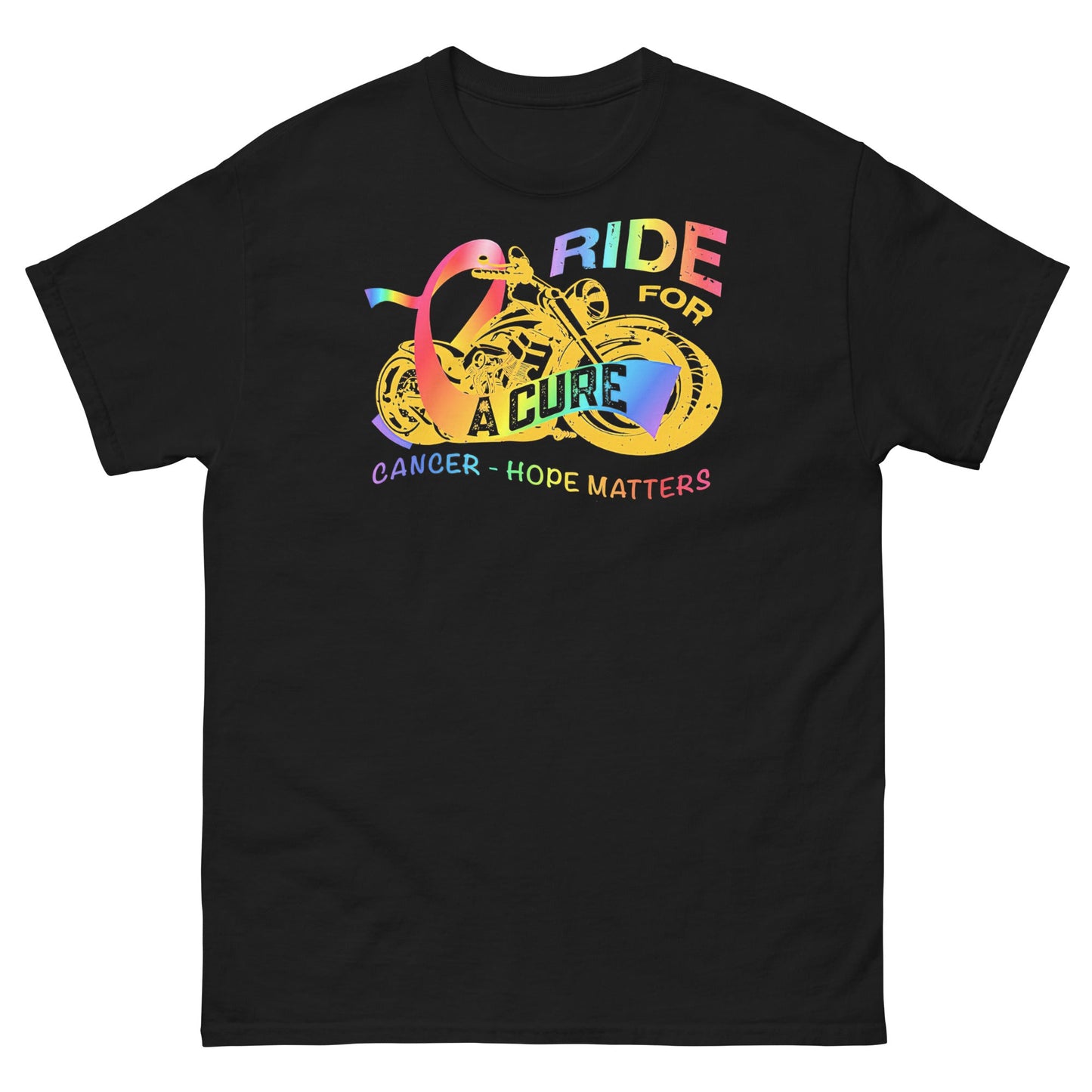 Cancer Ride for a Cure Tee - JohnVsGBMBlackS