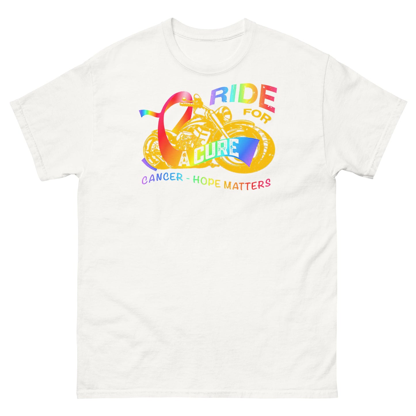 Cancer Ride for a Cure Tee - JohnVsGBMWhiteS