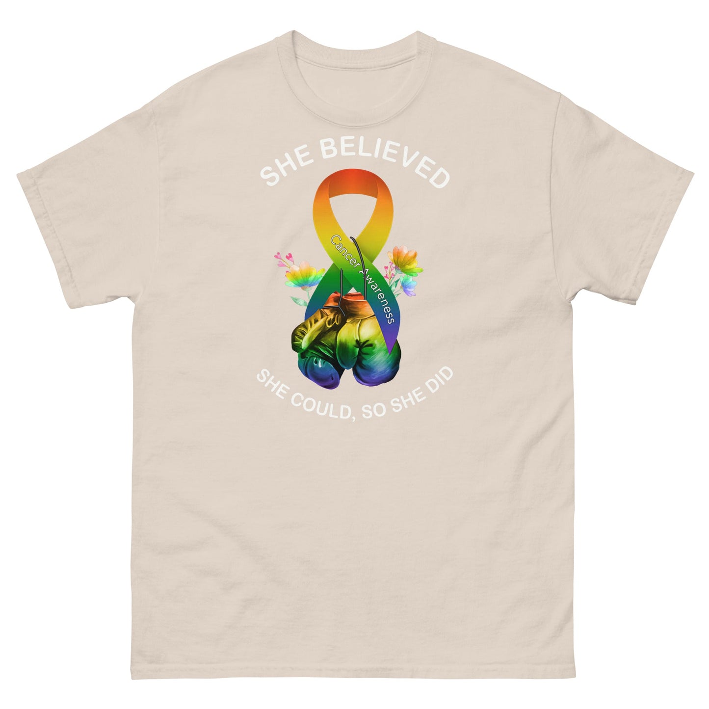 Cancer She Believed Tee - JohnVsGBMNaturalS