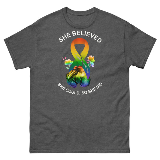 Cancer She Believed Tee - JohnVsGBMDark HeatherS