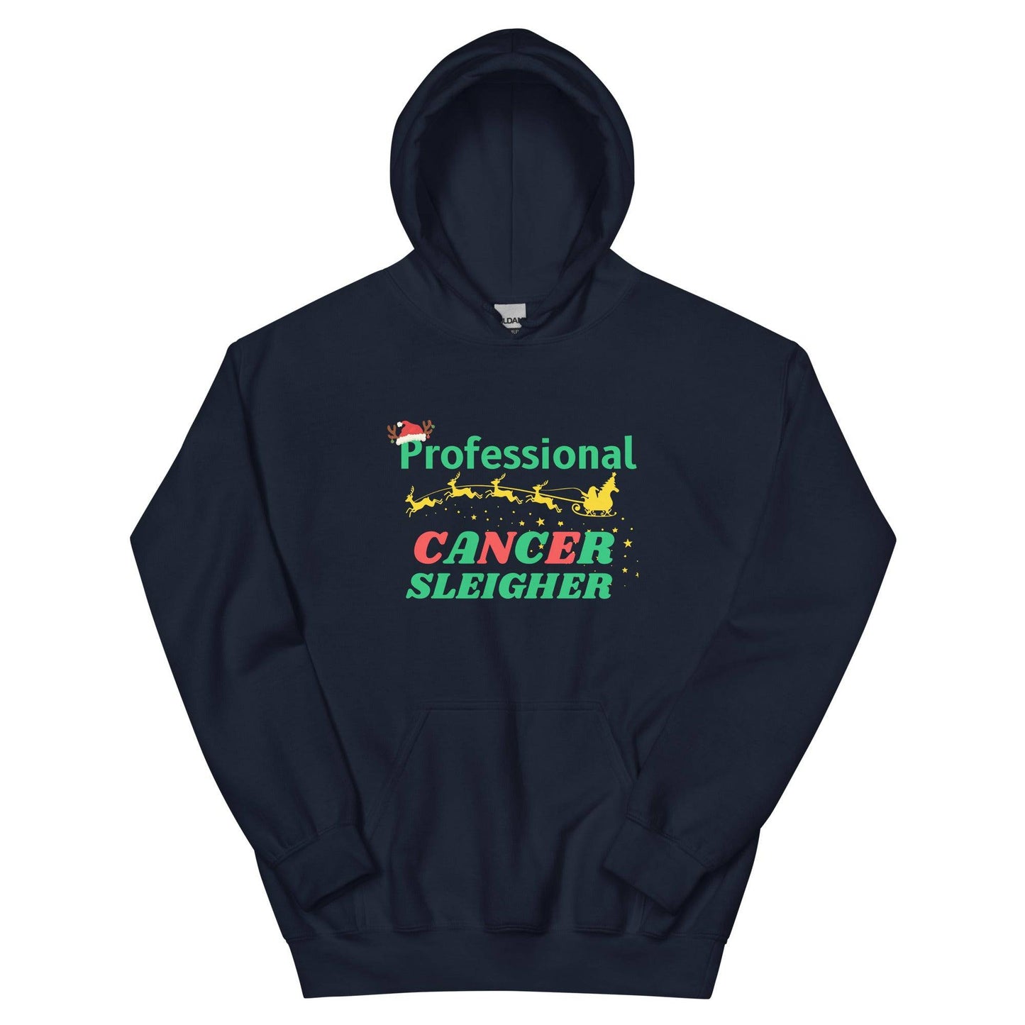 Cancer Sleigher Hoodie - JohnVsGBMNavyS