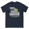 Cancer Survivor and Veteran Tee - JohnVsGBMNavyS