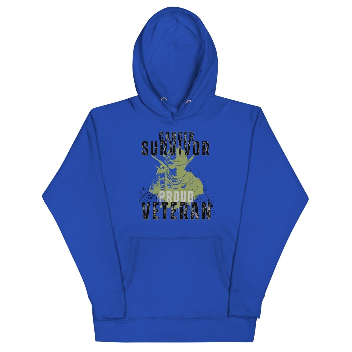 Cancer Survivor Soldier Green Hoodie - JohnVsGBMTeam RoyalS