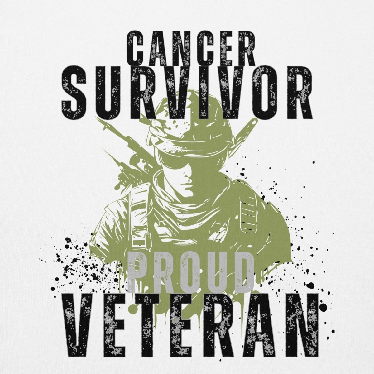 Cancer Survivor Soldier Green Hoodie - JohnVsGBMBlackS