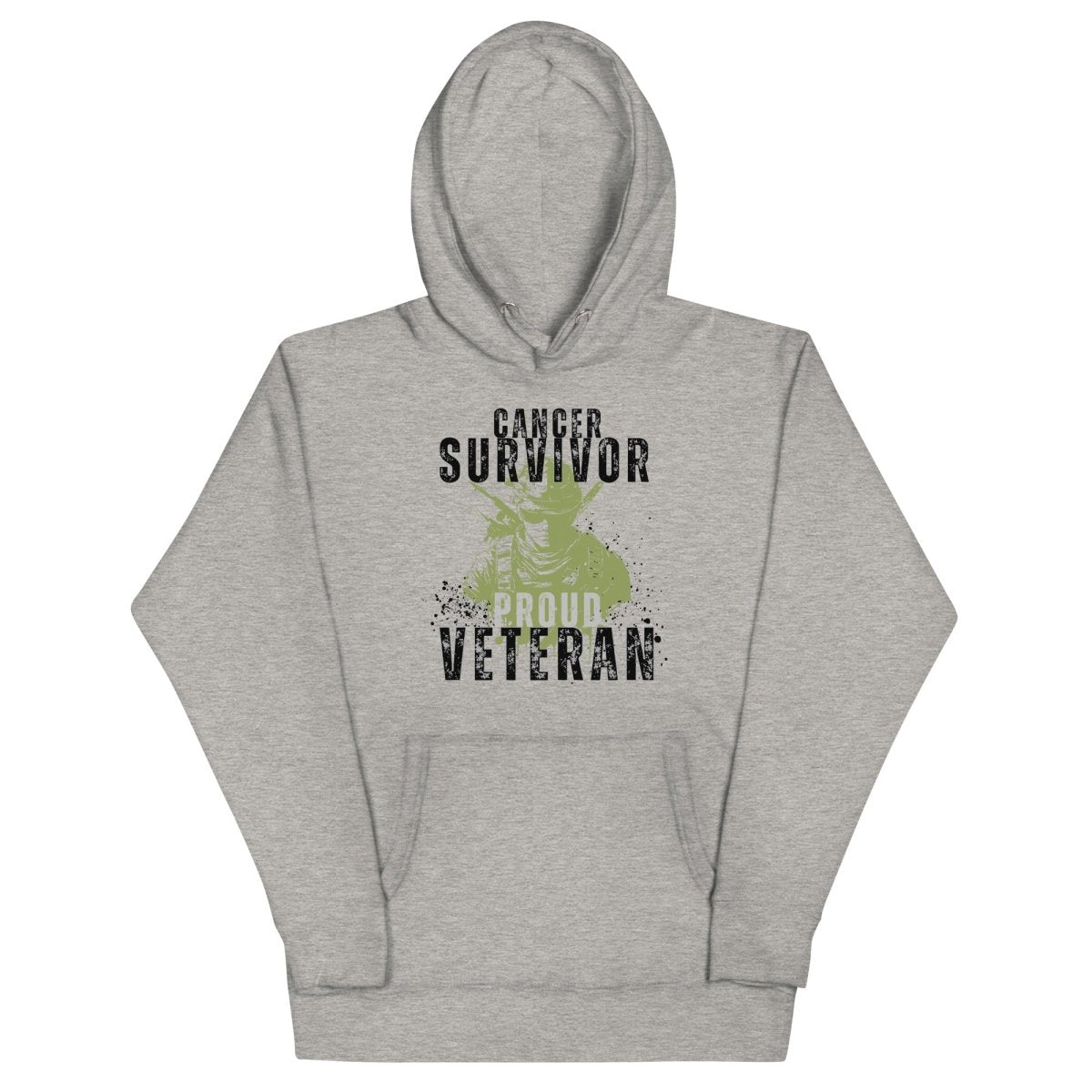 Cancer Survivor Soldier Green Hoodie - JohnVsGBMCarbon GreyS