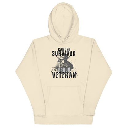 Cancer Survivor Soldier Grey Hoodie - JohnVsGBMBoneS