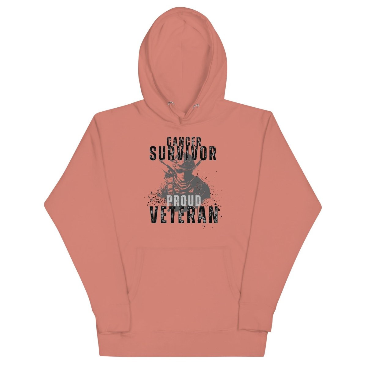 Cancer Survivor Soldier Grey Hoodie - JohnVsGBMDusty RoseS