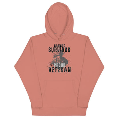 Cancer Survivor Soldier Grey Hoodie - JohnVsGBMDusty RoseS