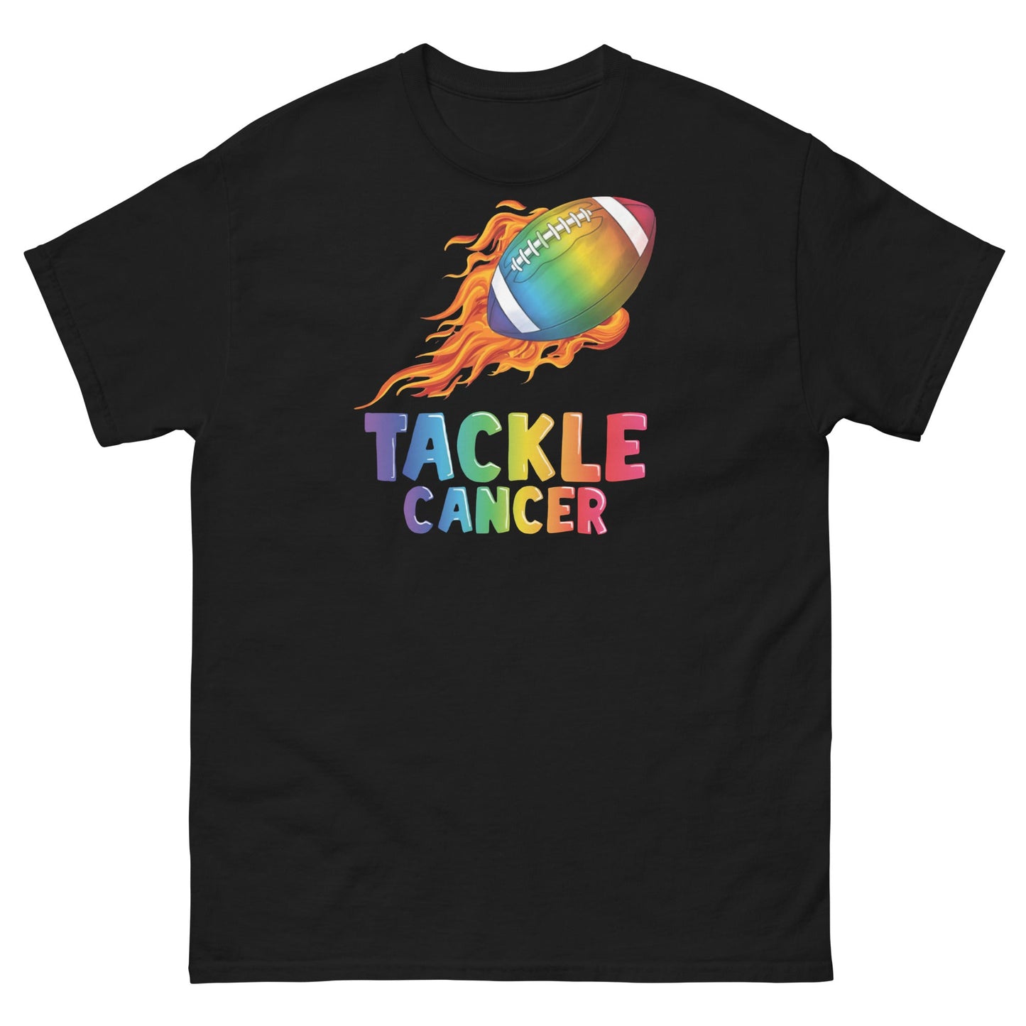 Cancer Tackle Tee - JohnVsGBMBlackS