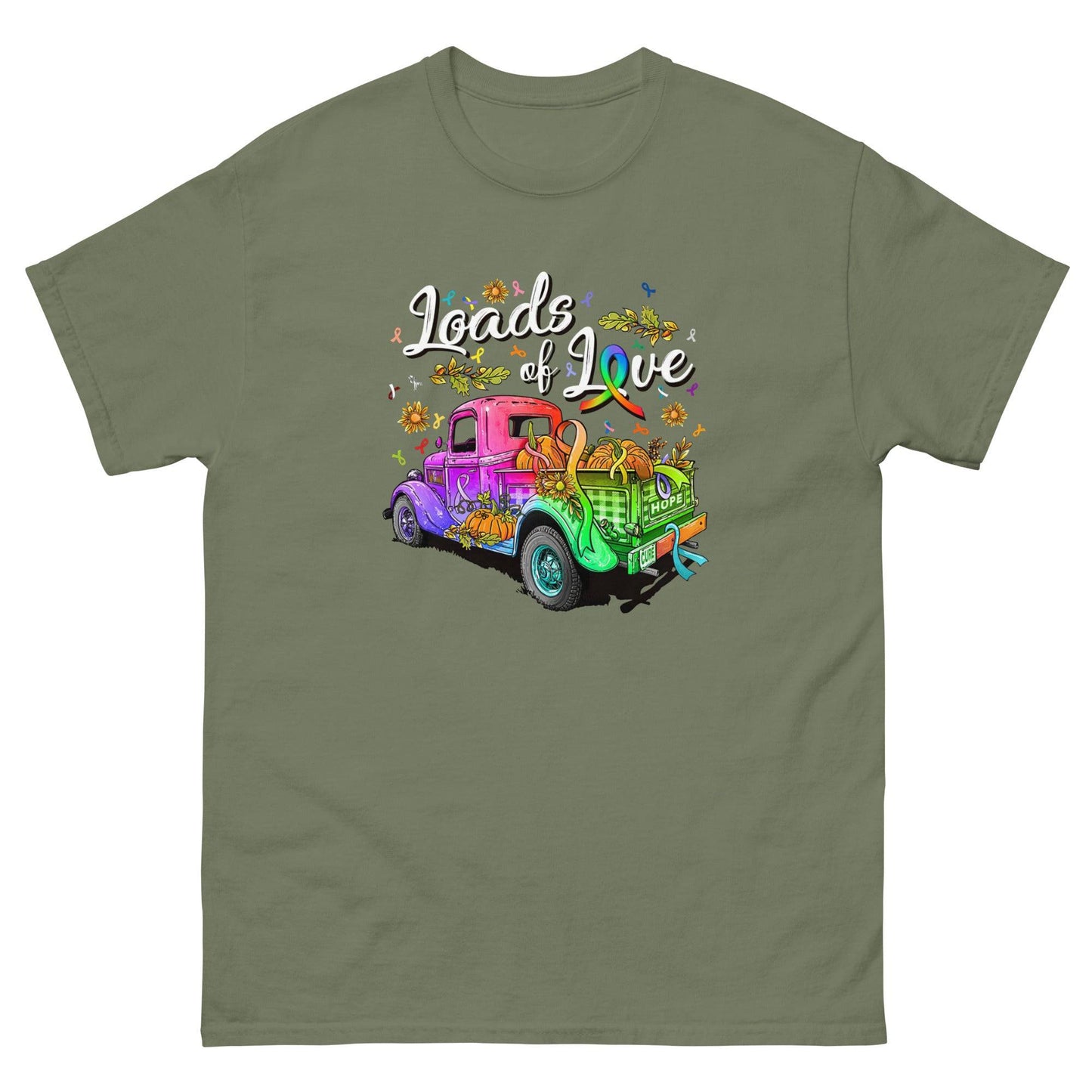 Cancer Truck Classic Tee - JohnVsGBMMilitary GreenS